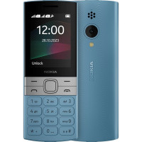 Мобильный телефон Nokia 150 2023 Dual Sim Blue; 2.4" (320x240) TFT / клавиатурный моноблок / ОЗУ 4 МБ / 4 МБ встроенной + microSD до 32 ГБ / камера 0.3 Мп / 2G (GSM) / 130.95x50.6x15.15 мм, 106.3 г / 1450 мАч / синий