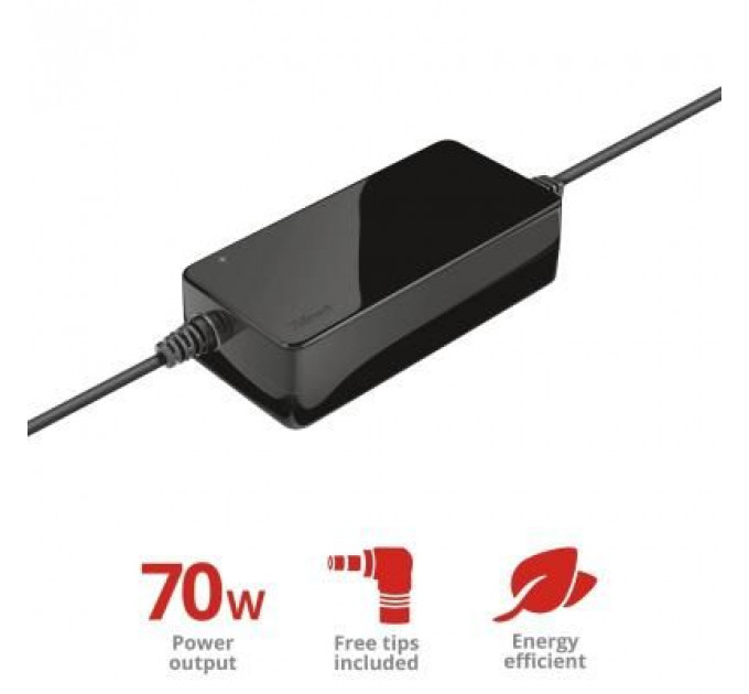 Блок живлення до ноутбуку Trust Primo 70W-19V Universal Laptop Charger (22141_TRUST)