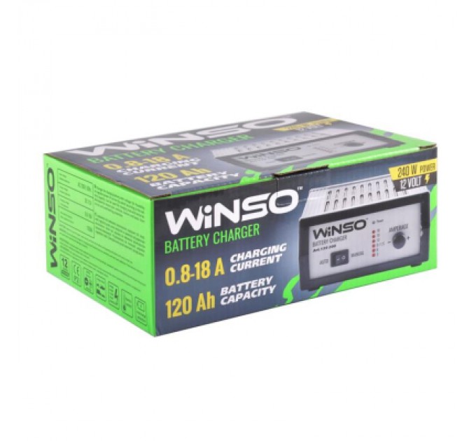 WINSO Зарядний пристрій для автомобільного акумулятора WINSO 139200