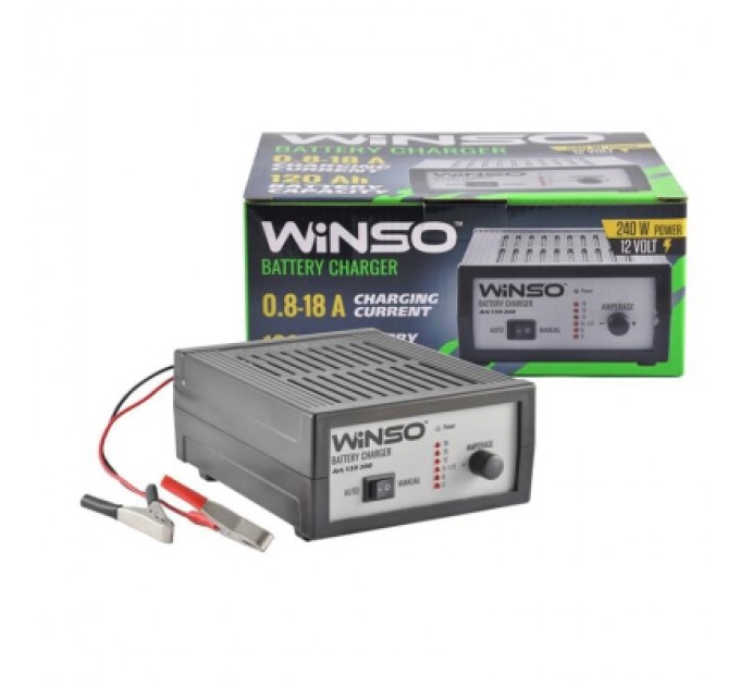 WINSO Зарядний пристрій для автомобільного акумулятора WINSO 139200