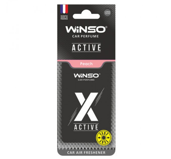 WINSO Ароматизатор для автомобіля WINSO X Active Peach (533540)