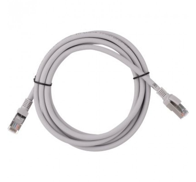 Патч-корд 2м FTP cat.6, CU, 26AWG, 7/0.16, LSZH, grey 2E (2E-PC6CU-FTP2LSZH-GRY)