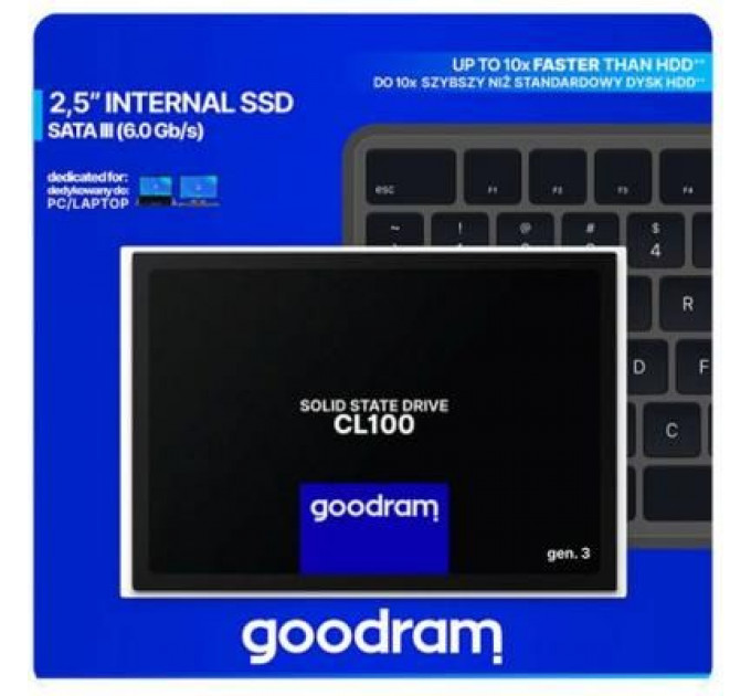Накопичувач SSD 2.5" 120GB Goodram (SSDPR-CL100-120-G3)