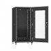 Шафа напольна Ipcom 24U, 600x600 (С-24U-06-06-ДС-ПГ-1-9005) (С-24U-06-06-ДС-ПГ-1-9005)