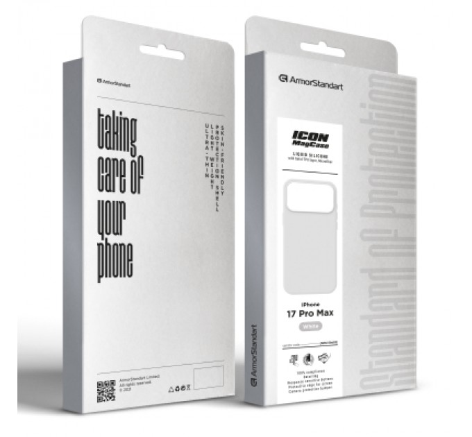 Armorstandart Чохол до мобільного телефона Armorstandart ICON2 MagCase Apple iPhone 17 Pro Max White (ARM86683)
