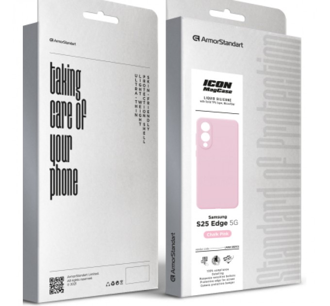 Armorstandart Чохол до мобільного телефона Armorstandart ICON2 MagCase Samsung S25 Edge 5G Chalk Pink (ARM88093)