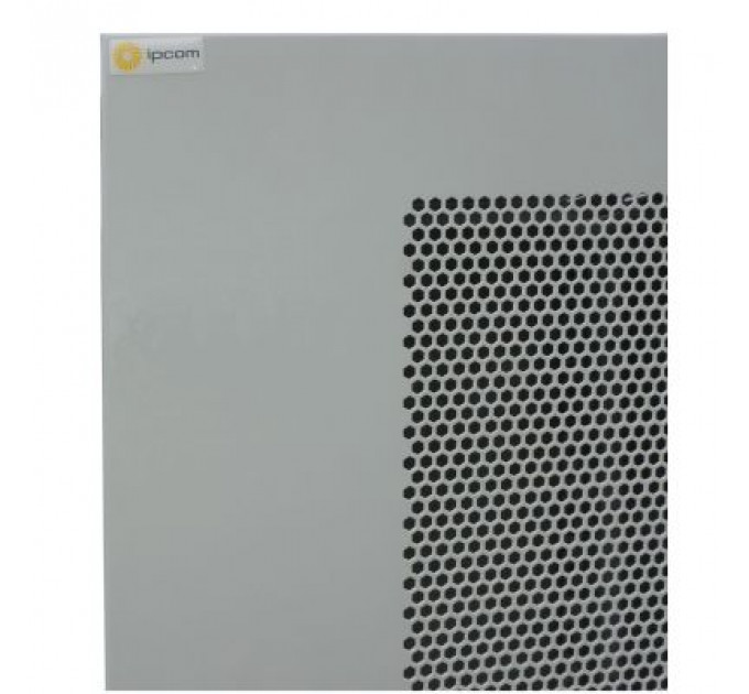 Шафа напольна Ipcom 24U, 600x600 Perf (С-24U-06-06-ДП-ПГ-1-9005) (С-24U-06х06-ДП-ПГ-9005)