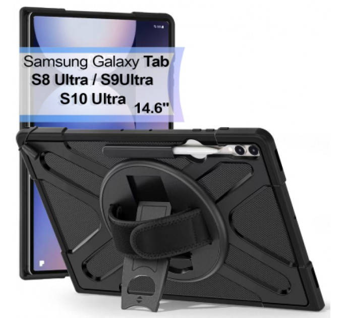 BeCover Чохол до планшета BeCover Heavy Duty Samsung Galaxy Tab S8 Ultra/S9 Ultra/S10 Ultra (X900/X906/X910/X916/X920/X926) 14.6" (713664)