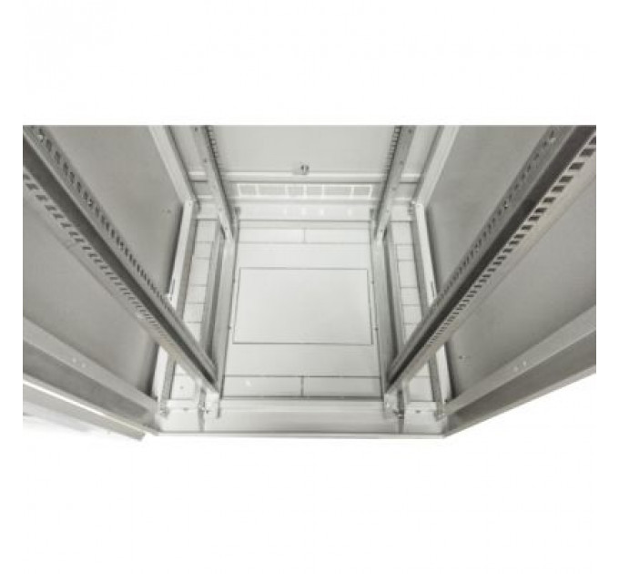 Шафа напольна Ipcom 24U, 600x600 Perf (С-24U-06-06-ДП-ПГ-1-9005) (С-24U-06х06-ДП-ПГ-9005)