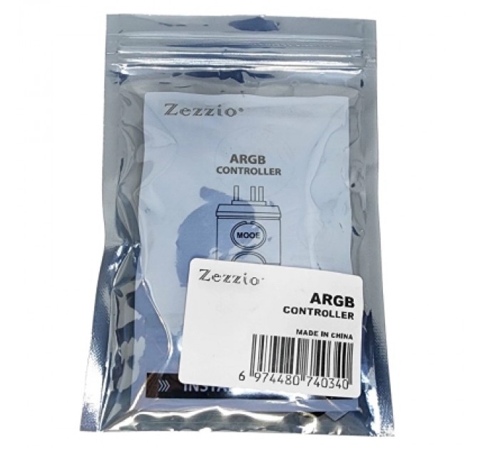 Zezzio Модуль управління підсвічуванням Zezzio Контролер керування Zezzio ARGB 3-Pin 5V/SATA (Zezzio ARGB controller Sata) (Zezzio ARGB 3-Pin 5V/SATA)