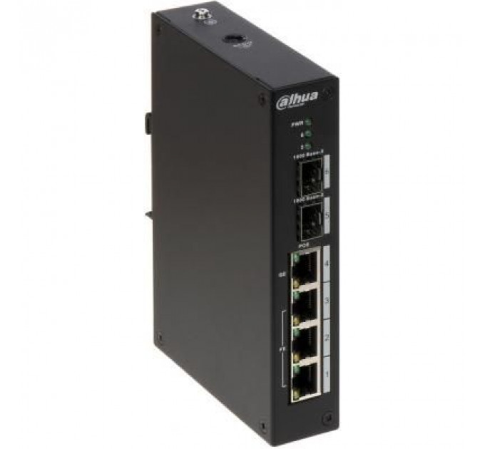Комутатор мережевий Dahua DH-PFS4206-4P-120