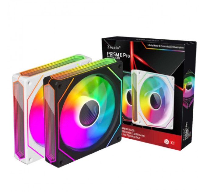 Zezzio Кулер до процесора Zezzio PRISM 6 Pro White Reverse