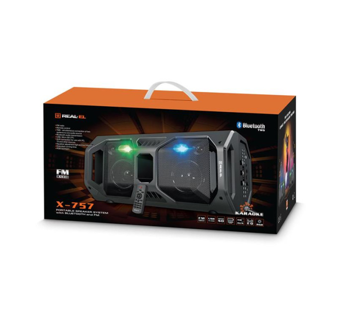 REAL-EL Акустическая система REAL-EL X-757 Black