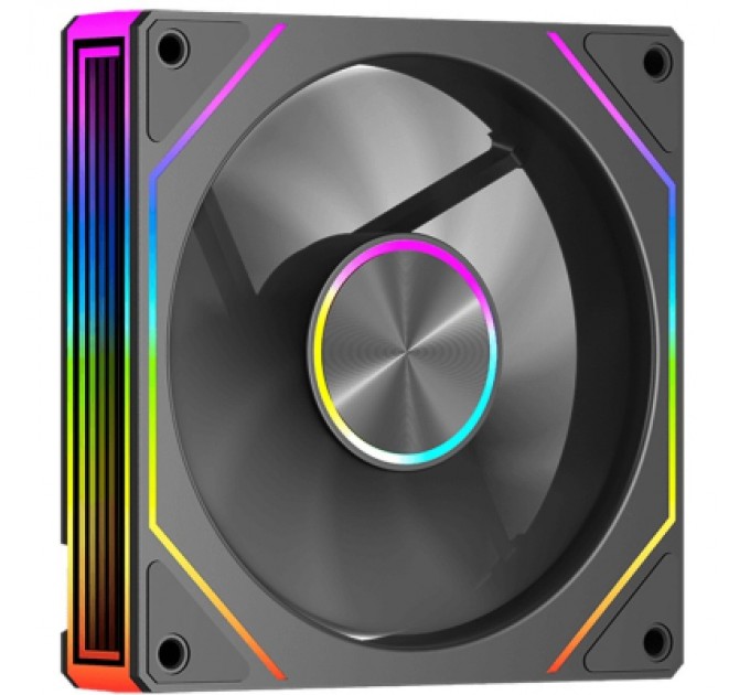 PcCooler Кулер до корпусу PcCooler Вентилятор реверсний PCCOOLER FG120R ARGB BK чорний для корпусу 1 (FG120R ARGB BK)