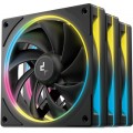 Deepcool Кулер до корпусу Deepcool Набір вентиляторів Deepcool FL12SE 3IN1 для корпусу 3*120x120x25мм, HB, (FL12 SE 3IN1)