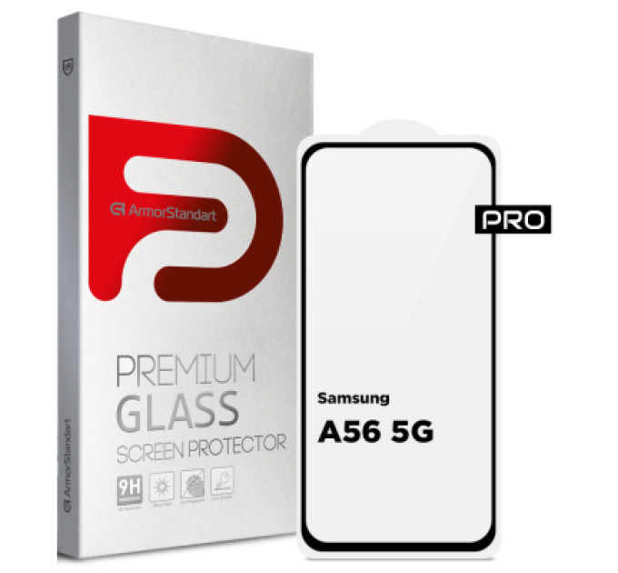 Armorstandart Скло захисне Armorstandart Pro Samsung A56 5G Black (ARM82612)