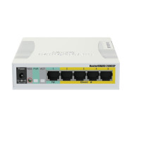 Комутатор мережевий Mikrotik RB260GSP (CSS106-1G-4P-1S)
