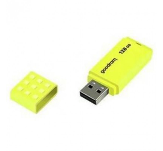 USB флеш накопичувач Goodram 128GB UME2 Yellow USB 2.0 (UME2-1280Y0R11)