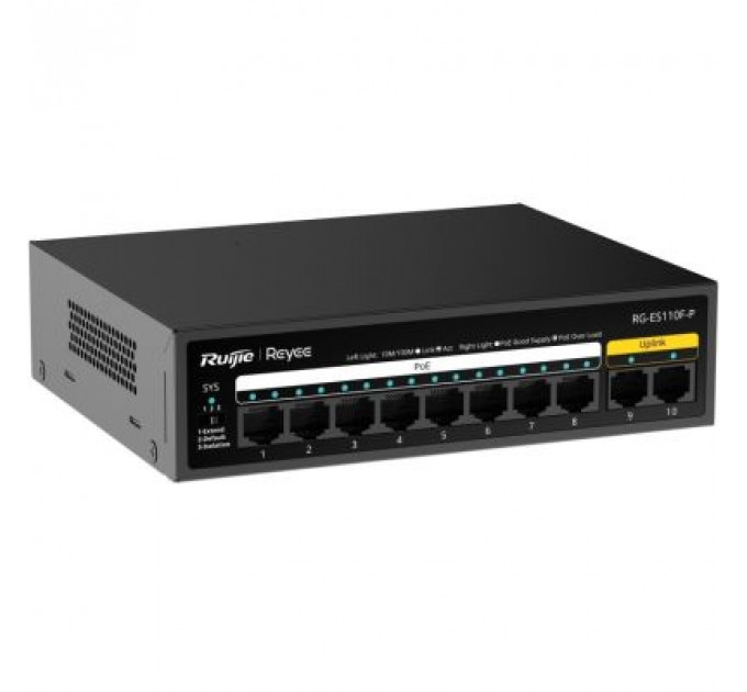 Комутатор мережевий Ruijie Networks RG-ES110F-P