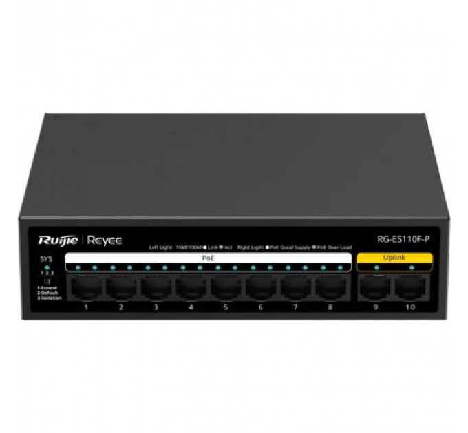 Комутатор мережевий Ruijie Networks RG-ES110F-P