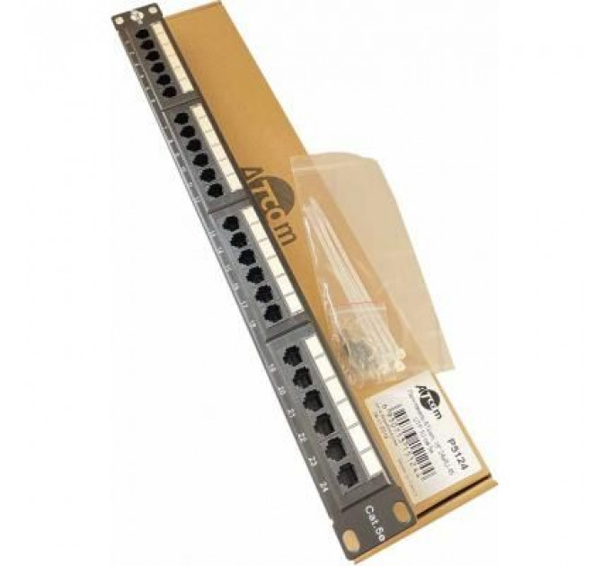 Патч-панель Atcom 19" 24 порта UTP (P5124)