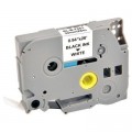 UKRMARK Стрічка для принтера етикеток UKRMARK RL-B-T251P-BK/WT, аналог TZE251. 24 мм х 8 м (900245)