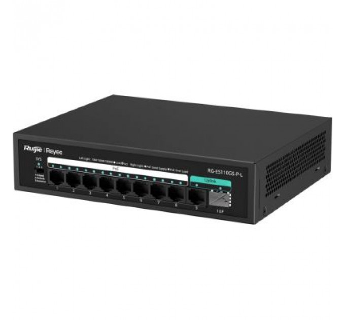 Комутатор мережевий Ruijie Networks RG-ES110GS-P-L