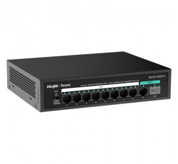 Комутатор мережевий Ruijie Networks RG-ES110GS-P-L
