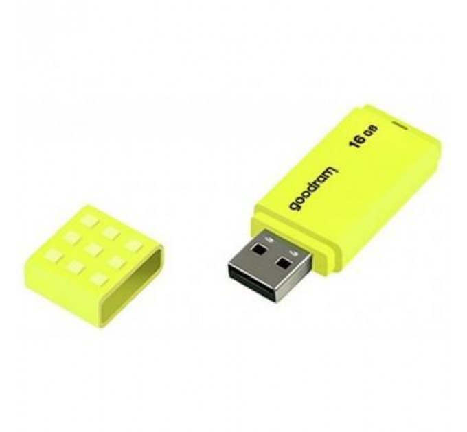 USB флеш накопичувач Goodram 16GB UME2 Yellow USB 2.0 (UME2-0160Y0R11)