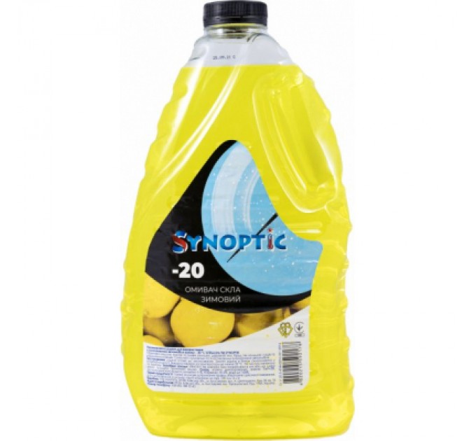 Synoptic Омивач автомобільний Synoptic зимовий Лимон (-20) 4л (4820215592178)