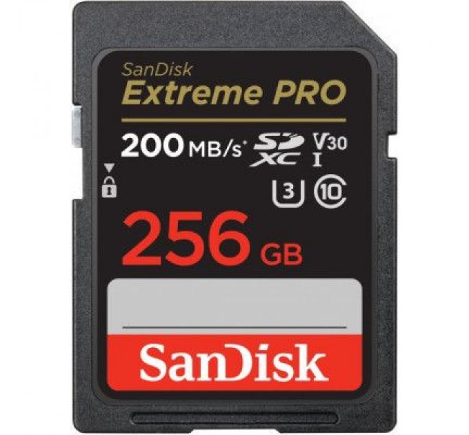 SanDisk Карта пам'яті SanDisk 256GB SD class 10 UHS-I U3 V30 Extreme PRO (SDSDXXD-256G-GN4IN)