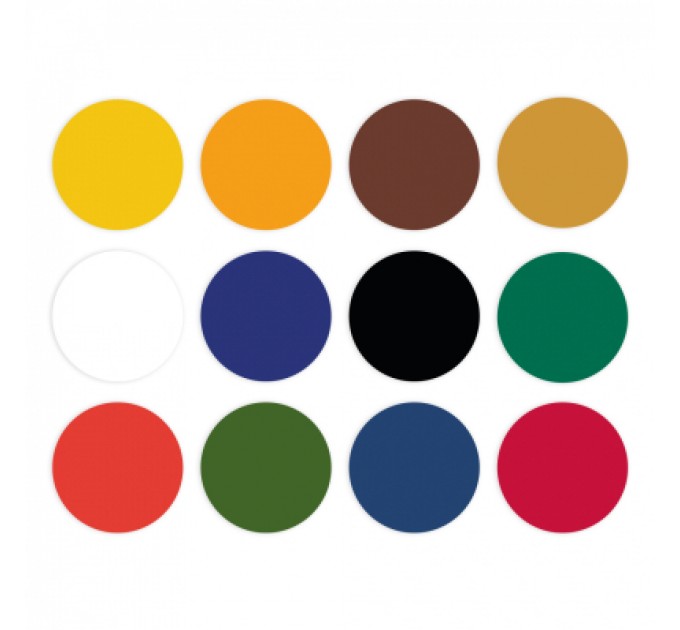 Yes Гуашеві фарби Yes Orange Line 12 кольорів по 20 мл (230432)