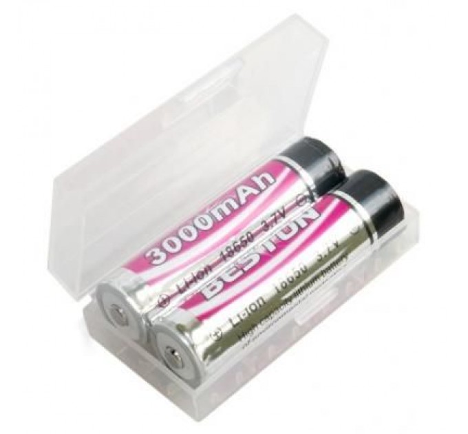 Beston Акумулятор 18650 (168A) 3000 mAh *2 з захистом Beston (AAB1848)