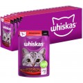Whiskas Вологий корм для кішок Whiskas Яловичина в соусі 85 г (5900951301940)