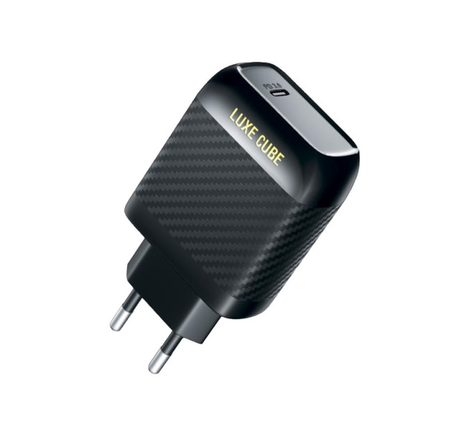 Luxe Cube Мережевий зарядний пристрій Luxe Cube Dynamic 18W (1USBх3A) Black (4446689880896)
