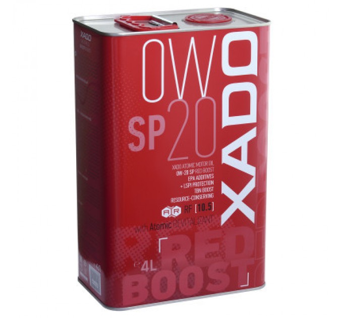 Xado Моторна олива Xado Atomic Oil 0W-20 SP RED BOOST 4л (XA 24294)