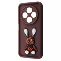 NCase Чохол-накладка Pretty Things Case для Xiaomi Redmi 14C 4G/Poco C75 Brown/Rabbit