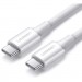 Ugreen Дата кабель USB-C to USB-C 1.0m US300 20V/5A 100W White Ugreen (60551)