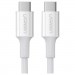 Ugreen Дата кабель USB-C to USB-C 1.0m US300 20V/5A 100W White Ugreen (60551)