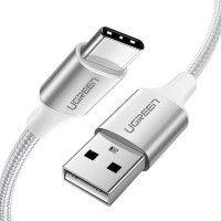 Дата кабель USB 2.0 AM to Type-C 1.5m 3.0A 18W US288 White Ugreen (60132)