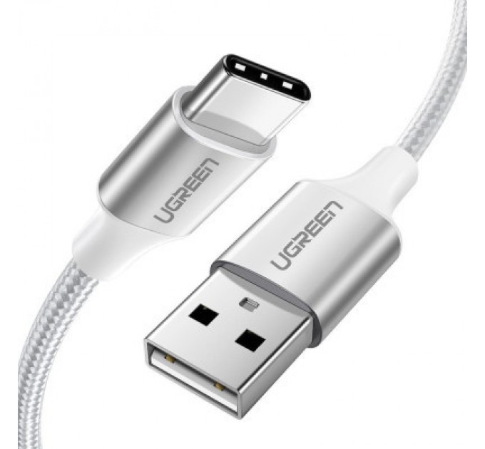 Ugreen Дата кабель USB 2.0 AM to Type-C 1.5m 3.0A 18W US288 White Ugreen (60132)