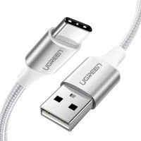 Дата кабель USB 2.0 AM to Type-C 3.0m 3.0A 18W US288 White Ugreen (60409)