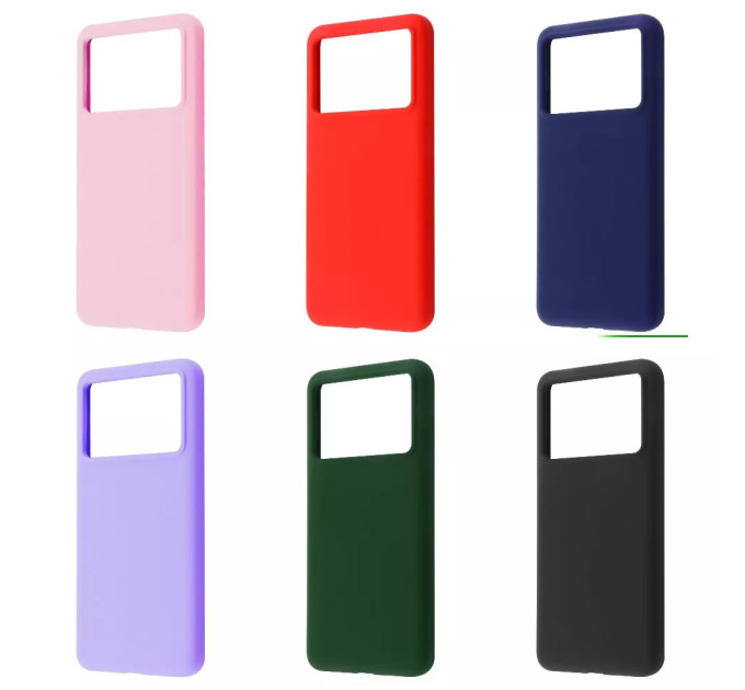 Wave Чохол-накладка Wave Full Silicone Cover для Xiaomi Poco X6 Pro 5G Black