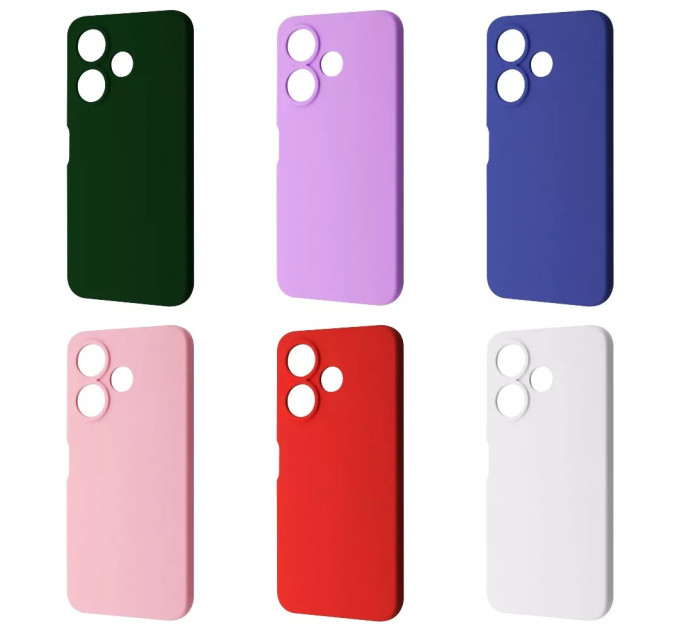 Wave Чохол-накладка Wave Full Silicone Cover для Xiaomi Redmi 13 4G/Poco M6 4G/Note 13R Midnight Blue