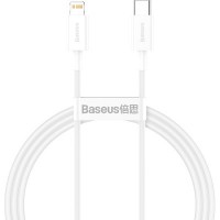 Дата кабель USB-C to Lightning 1.0m 20W Superior Series White Baseus (CATLYS-A02)