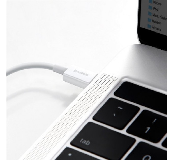 Baseus Дата кабель USB-C to Lightning 1.0m 20W Superior Series White Baseus (CATLYS-A02)