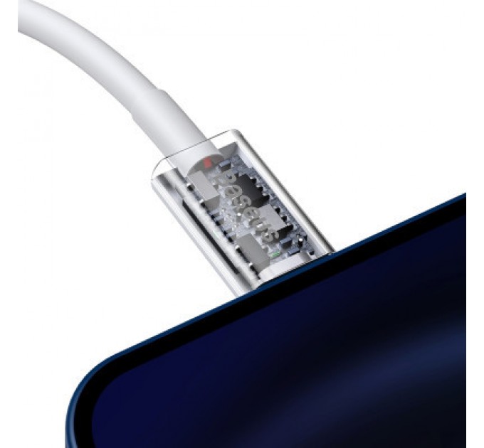 Baseus Дата кабель USB-C to Lightning 1.0m 20W Superior Series White Baseus (CATLYS-A02)
