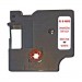 UKRMARK Стрічка для принтера етикеток UKRMARK RL-D-40913P-BK/WT, аналог DYMO S0720680, 9мм х 7м. (900291)