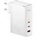 Baseus Зарядний пристрій Baseus GaN5 Pro Fast Charger 2C+U 140W + Cable 1.0m Type-C 240W white (CCGP100202)