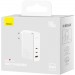 Baseus Зарядний пристрій Baseus GaN5 Pro Fast Charger 2C+U 140W + Cable 1.0m Type-C 240W white (CCGP100202)